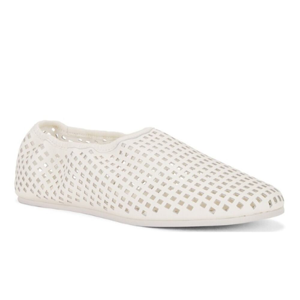 St. Agni Perforated Ballet Flat in Tofu – EUC Size 40 (US 9)